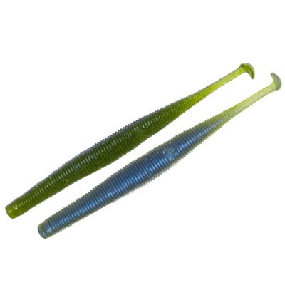 一誠 イッセイ ワーム スーパースティック 4インチ #81 ウォーターメロンプロブルー(2トーン)