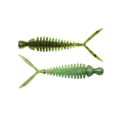 一誠 イッセイ ワーム ハンハントレーラー 2.6インチ #10 グリパン/チャート