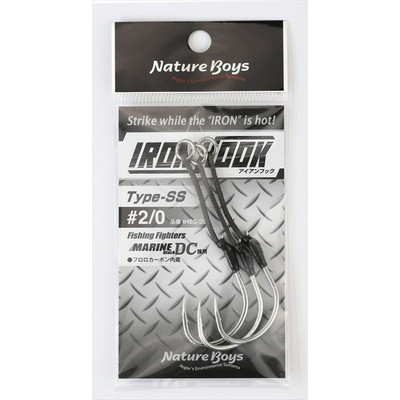 ビッグオーシャン IHSS-20 IRONHOOK(アイアンフック) SSシングル 2/0 アシストフック