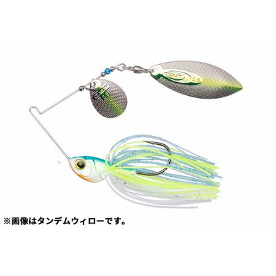 OSP スピナーベイト バズベイト ハイピッチャー 5/16oz ダブルウィロー S61 ゴーストチャートブルーバック