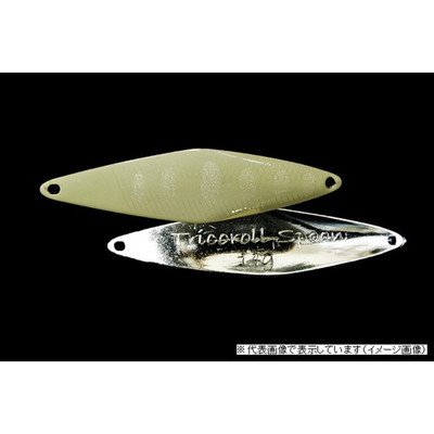 ジャッカル トリコロールスプーン 10g パールグロー スプーン