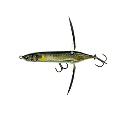 イマカツ バスルアー アベンタクローラーチビバゼル 3Dリアリズム #714 3DRゴースト砂喰鮎