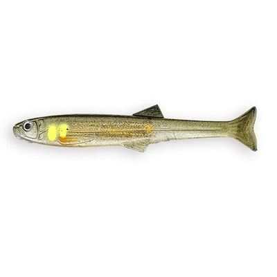 イマカツ ワーム ハドルスイマー 4インチ フラッシュプレート&リアルカラー (エコ対応品) #S-626 クリアアユ(ゴールド)