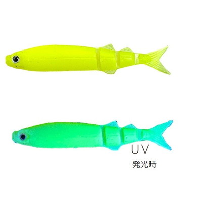 イマカツ ワーム ジャバロンONE スーパーリアル (エコ対応品) #S-631 チャートリュース(UV)