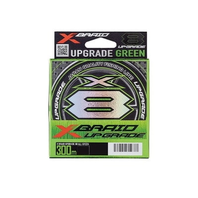 Xブレイド PEライン Xブレイド アップグレードX8 モノグリーン 300m 0.8号 16lb