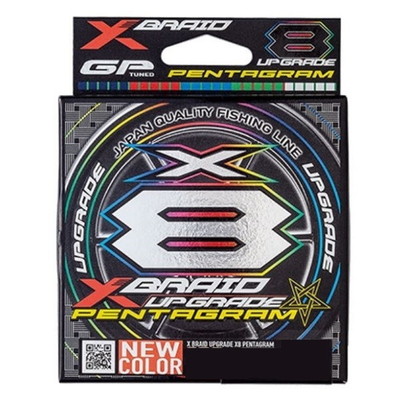 Xブレイドジャパン PEライン XBRAID アップグレードX8 ペンタグラム 200m 30LB 1.5号