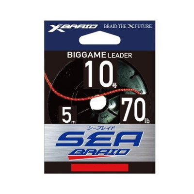 Xブレイドジャパン ライン XBRAID シーブレイド 5M レッド 10号 70LB