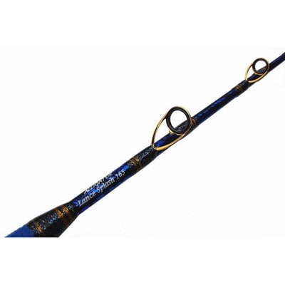 アリゲーター 船イカ竿 ランススプラッシュ 165 黒/青プルトス 両軸 1ピース