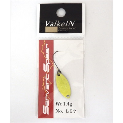 ヴァルケイン スプーン サーヴァント スピア 1.4g LT7 イエロー/艶消しブラック