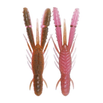 ボトムアップ ワーム ブルスホッグダディ T208 ライトグリパンピンク