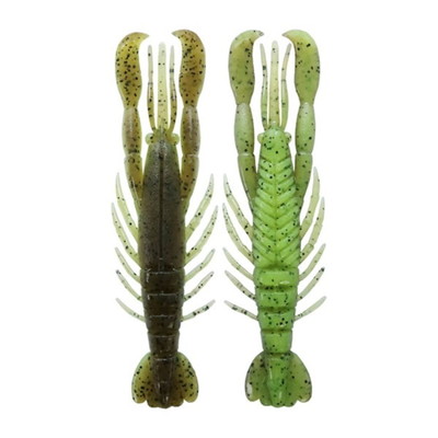 ボトムアップ ワーム ハリーシュリンプ 4.0インチ T205 グリパンチャート