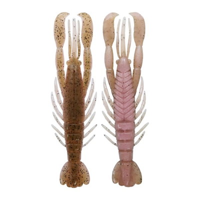 ボトムアップ ワーム ハリーシュリンプ 4.0インチ T208 ライトグリパンピンク