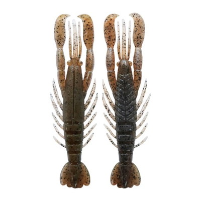 ボトムアップ ワーム ハリーシュリンプ 4.0インチ T213 スモーキークローダッド