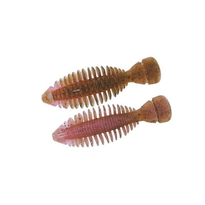 ボトムアップ ワーム ギミー2.4インチ T208ライトグリパンピンク