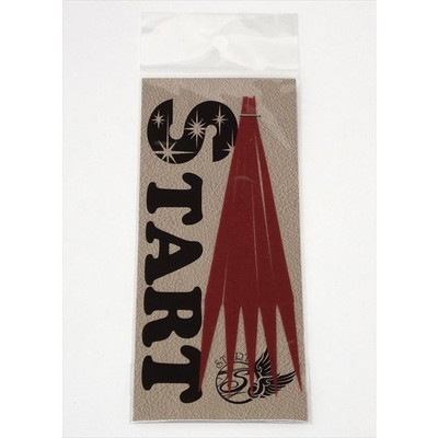 スタート START シリコンネクタイ ストレート ラメレッド