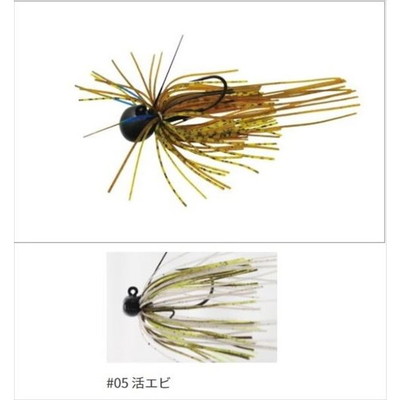 一誠 イッセイ ラバージグ bibibiショット ビビビショット 7g #1.5#05 活エビ