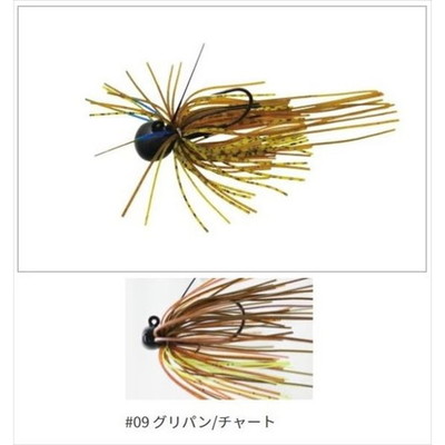 一誠 イッセイ ラバージグ bibibiショット ビビビショット 7g #1.5#09 グリパン/チャート