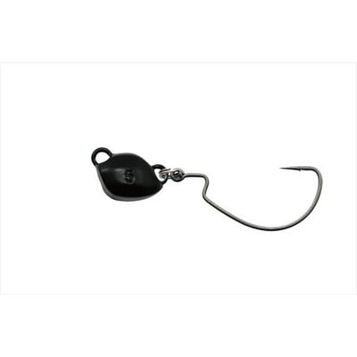 一誠 イッセイ ジグヘッド 誠 根魚玉 3g #1/0 ブラック