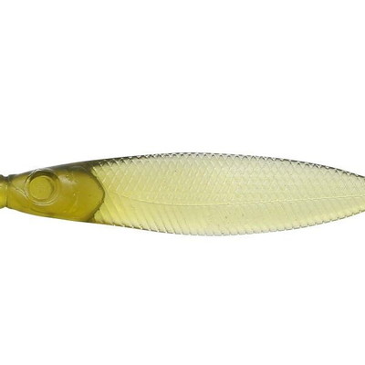 一誠 イッセイ ワーム ライアミノーフラット サカナサカナ 3.8インチ #70 赤松シークレットグリーン