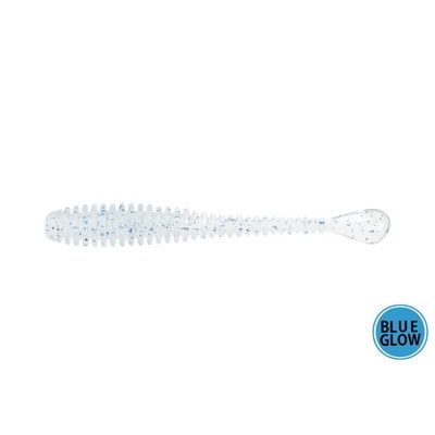 一誠 イッセイ ワーム 海太郎 バルキースパテラ 1.8インチ #063 クリアブルーフレーク(ブルー夜