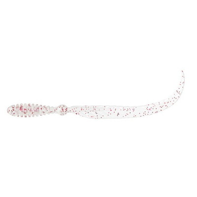 一誠 イッセイ ワーム 海太郎 サビキ的 2.5インチ #002 クリアレッドフレーク