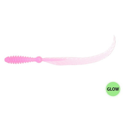 一誠 イッセイ ワーム 海太郎 サビキ的 2.5インチ #008 ピンク(グロー)