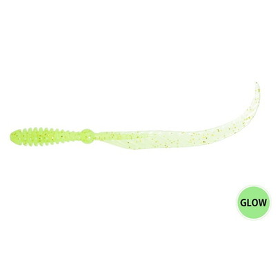 一誠 イッセイ ワーム 海太郎 サビキ的 2.5インチ #010 チャート(グロー)