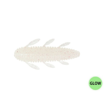 一誠 イッセイ ワーム 海太郎 根魚蟲 2.2インチ ヘビーソルト #055 うまシロエビ(グロー)