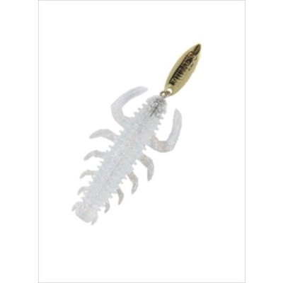 ルーディーズ ワーム ハタ喰い・蟲 2インチ クリアホロ