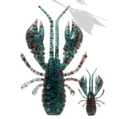 ルーディーズ ワーム 根魚&チヌ喰い・蝦 1.6インチ スイカ