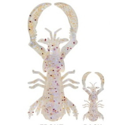 ルーディーズ ワーム 根魚&チヌ喰い・蝦蛄 1.8インチ クリアホロ