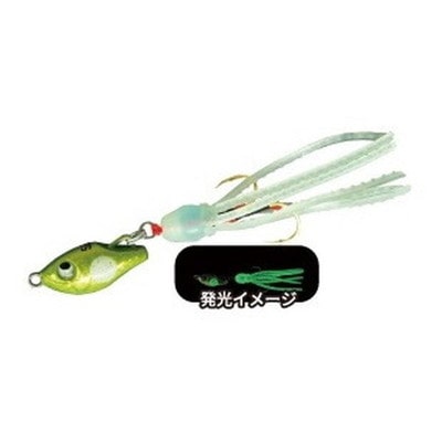 ルーディーズ メタルジグ 魚子チク 7.0g チャートスポットグロー