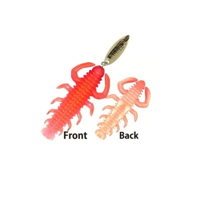 ルーディーズ ワーム ハタ喰イ・蟲 2.4インチ ハラグロピンク