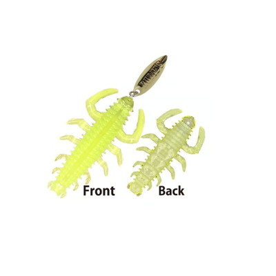 ルーディーズ ワーム ハタ喰イ・蟲 2.4インチ ハラグロチャート