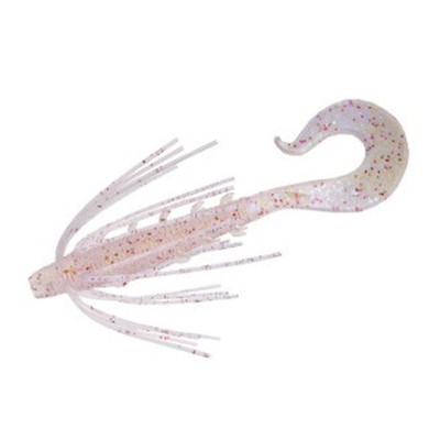 ルーディーズ ワーム ハタ喰い・鵺 3.5インチ クリアアカホロ