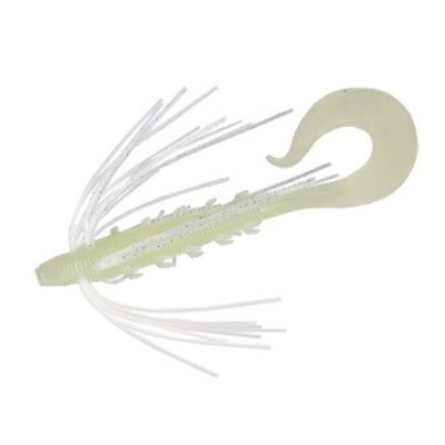 ルーディーズ ワーム ハタ喰い・鵺 5.0インチ ライムグロー