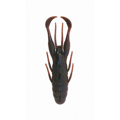 ボトムアップ ワーム ハリースライド 3.3インチ スカッパノンブルー&ペッパー