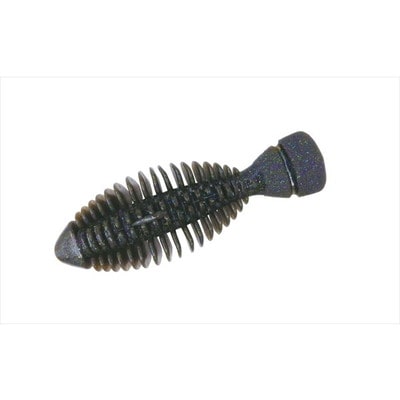 ボトムアップ ワーム ギミー(Gimmy) 4.5インチ ダークグリパンネオンフレーク