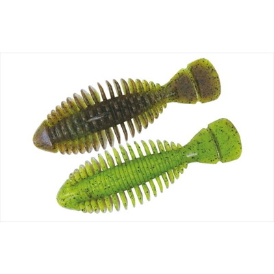 ボトムアップ ワーム ギミー(Gimmy) 4.5インチ グリパンチャート