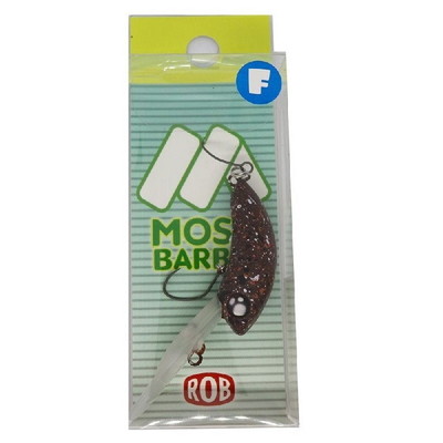 ロブルアー モーストバービー No.8 黒坦々 トラウトプラグ