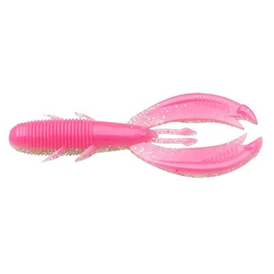 エコギア キジハタホッグ3 158 スーパーホログラム/ピンクグロウバック(夜光) ワーム