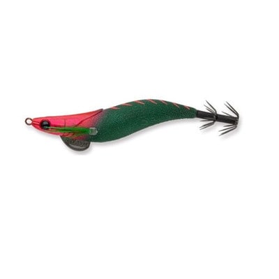 フィッシューリーグ エギ エギリー.フラッシュマックス2.5号 ドロッパーSP DR04 レッドヘッド / グリーングロウ(夜光)