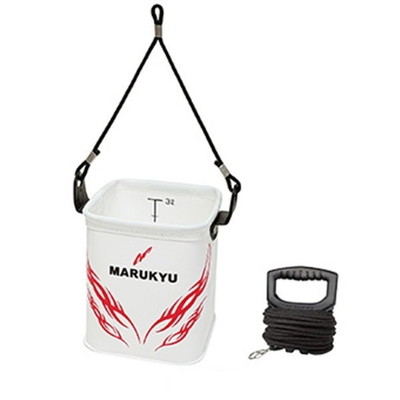 マルキュー バケツ パワー水クミバケツ15TR V ホワイト