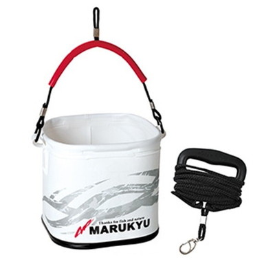 マルキュー バケツ ワイドパワーバケツ TR-01 ホワイト
