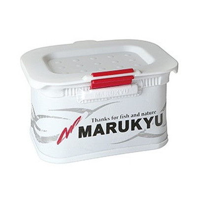 マルキュー 餌箱 フィッシングギア パワーエサバケット13TRIV ホワイト