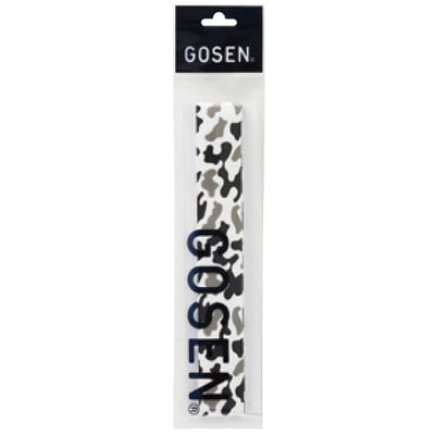 ゴーセン オーバーグリップ CAMO B814 WBK(ホワイト×ブラック)