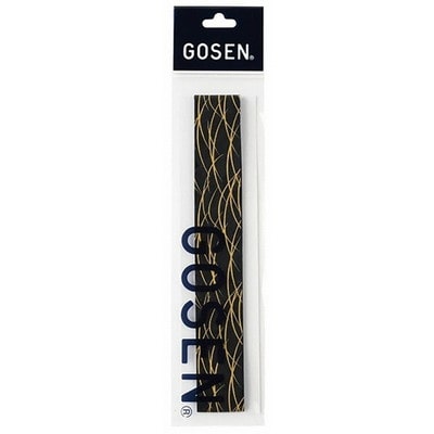 ゴーセン オーバーグリップ 和柄 草 B816 BKG(ブラック×ゴールド)