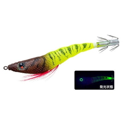 デュエル スッテ イージースリム 布巻 80mm BLBY ブルー夜光ブラウンイエロー