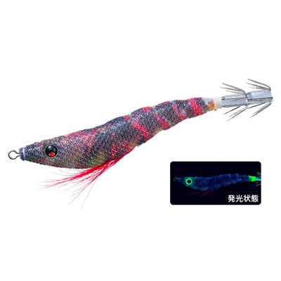 デュエル スッテ イージースリム 布巻 80mm BLPB ブルー夜光ピントビーシュリンプ