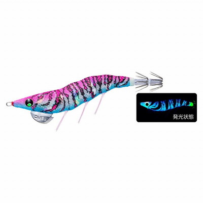 デュエル(DUEL) EZ-Q ダートマスター ラトル 3.5号 ブルー夜光マーブルピンク
